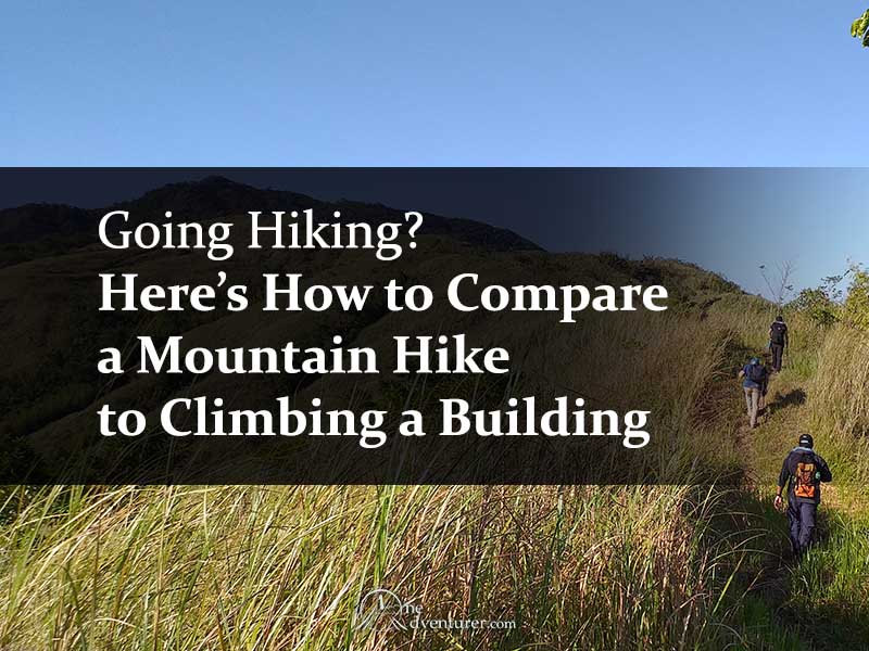 How to Compare a Mountain Hike to Climbing a Building