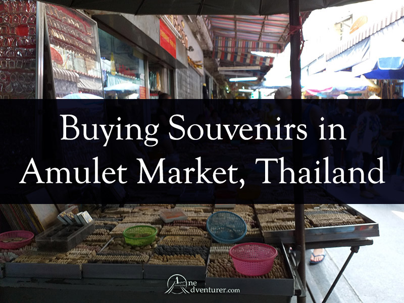 Buying Souvenirs in Amulet Market Thailand