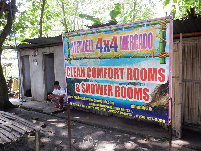 mt pinatubo one adventurer bathrooms