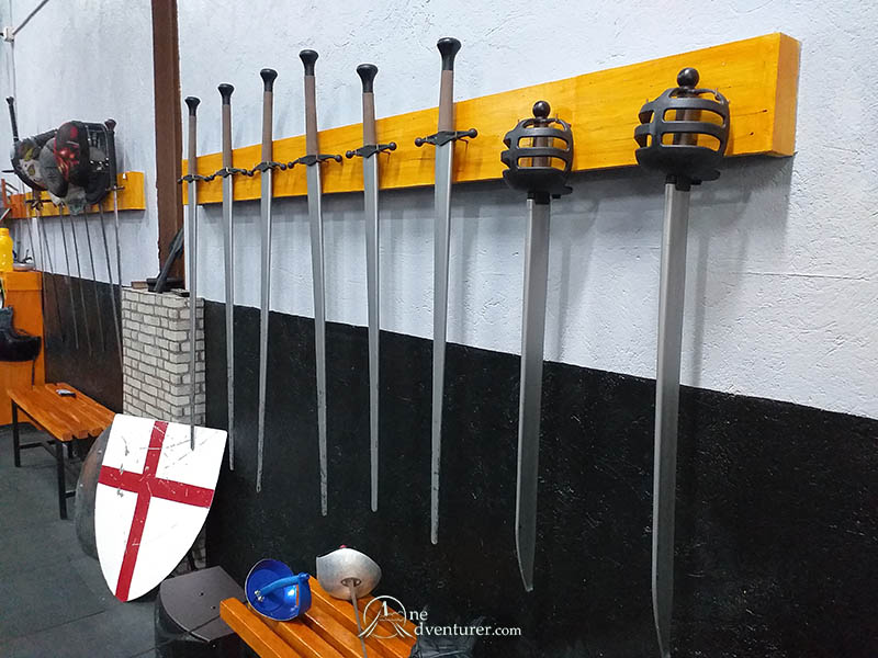 oneadventurer forge martial fitness sword wall