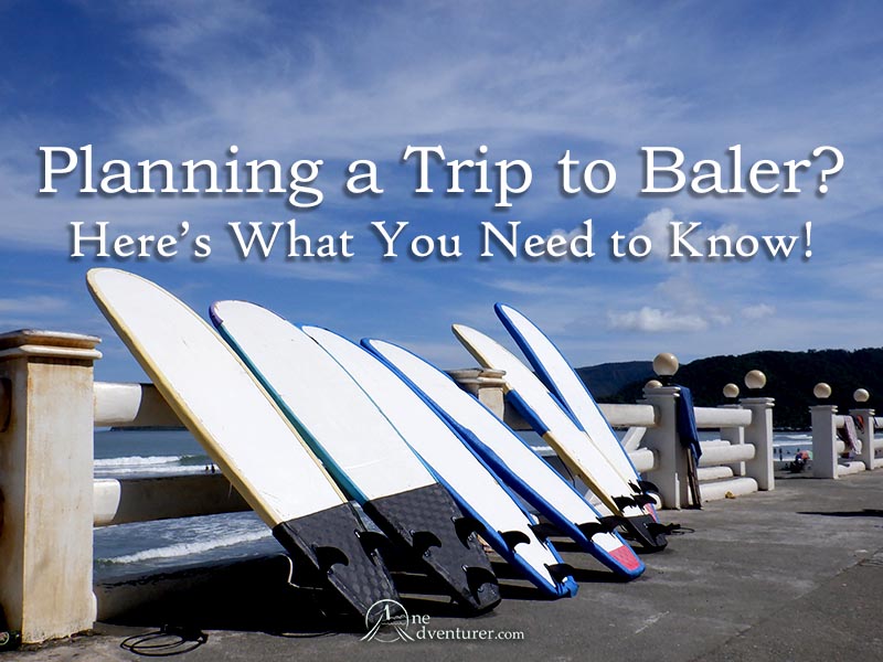 planning a trip to baler one adventurer